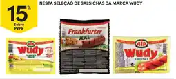 Continente Nesta seleção de salsichas da marca wudy promoção