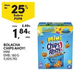 Continente Bolacha chips ahoy! mini promoção