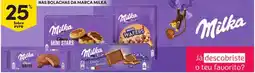Continente Nas bolachas da marca milka promoção