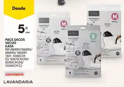 Continente Pack sacos vácuo kasa promoção
