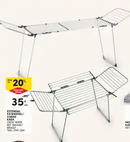 Continente estendal extensível/4 abas kasa promoção