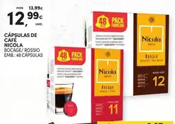 Continente Cápsulas de café nicola bocage/rossio promoção