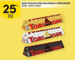 Continente Nos chocolates da marca toblerone promoção