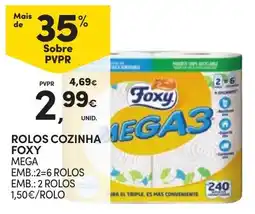 Continente Rolos cozinha foxy mega promoção