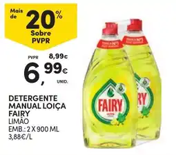 Continente detergente manual loiça fairy limão promoção