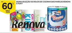 Continente rolos de cozinha renova e foxy promoção