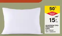 Continente Almofada tipo penugem kasa promoção