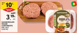 Continente Hambúrger vegan continente promoção