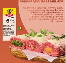 Continente Rolo de carne de porco recheado continente promoção
