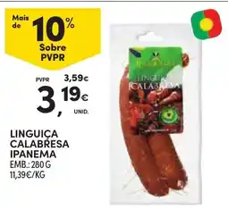Continente Linguica calabresa ipanema promoção