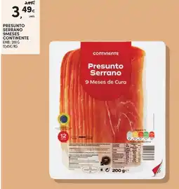 Continente Presunto serrano continente promoção