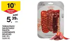 Continente Tábua paio/salsichão/paleta continente seleção promoção