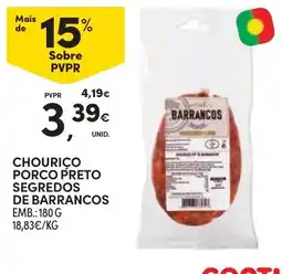Continente Chouriço porco preto segredos de barrancos promoção