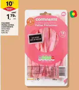 Continente Fiambre da perna extra continente fatias finíssimas promoção