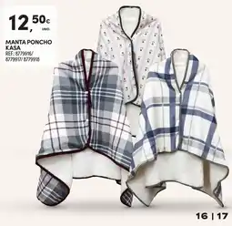 Continente Manta poncho kasa promoção