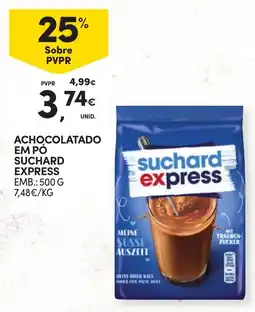 Continente Achocolatado em pó suchard express promoção