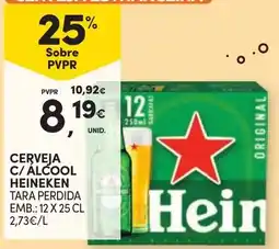 Continente Cerveja c/ álcool heineken promoção