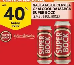 Continente cerveja nacional super bock promoção