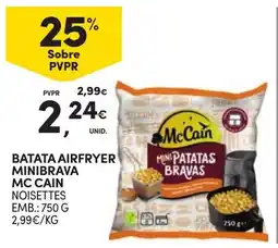 Continente batata airfryer minibrava mc cain noisettes promoção