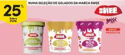 Continente Numa seleção de gelados da marca swee promoção
