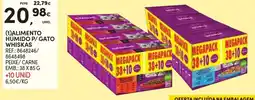 Continente alimento humido p/ gato whiskas promoção