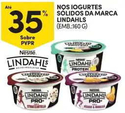 Continente Nossos iogurtes sólidos da marca lindahls promoção