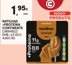 Continente Natilhas +proteína continente caramelo promoção