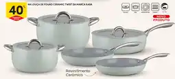 Continente Louça de fogão ceramic twist da marca kasa promoção