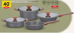 Continente Na louça de fogão nordic cook da marca kasa promoção