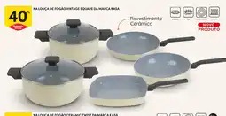 Continente Na louça de fogão vintage square da marca kasa promoção