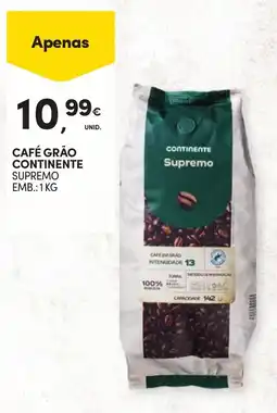 Continente Café grão continente supremo promoção