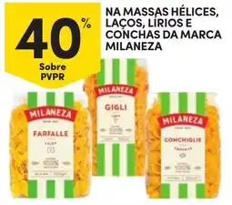 Continente massas hélíceas, laços, lirios e conchas da marca milaneza promoção