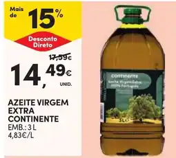 Continente Azeite virgem extra continente promoção