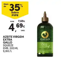 Continente azeite virgem extra gallo squeeze promoção