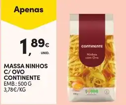 Continente Massa ninhos c/ ovo continente promoção