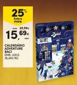 Continente Calendário adventure baci promoção