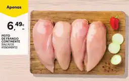 Continente Peito de frango continente promoção