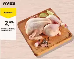 Continente Frango inteiro continente promoção