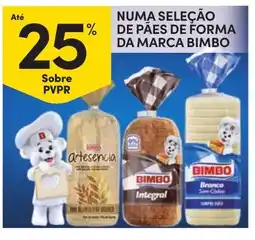 Continente pães de forma da marca bimbo promoção