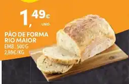 Continente Pão de forma rio maior promoção