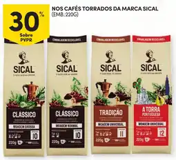 Continente Nos cafés torrados da marca sical promoção