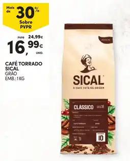 Continente Café torrado sical grão promoção