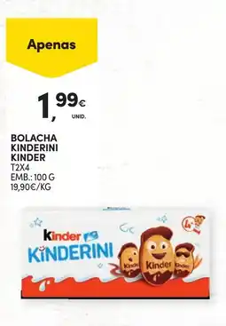 Continente Bolacha kinderini kinder promoção