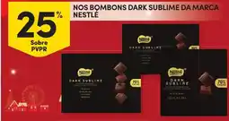 Continente Nos bombons dark sublime da marca nestlé promoção