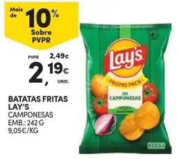 Continente batatas fritas lay's camponesas promoção