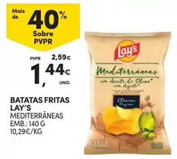 Continente Batatas fritas lay's mediterrâneas promoção