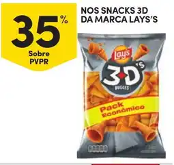 Continente nos snacks 3d da marca lays's promoção