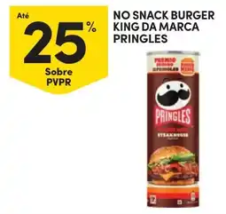Continente No snack burger king da marca pringles promoção