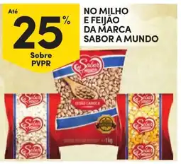 Continente No milho e feijão da marca sabor a mundo promoção
