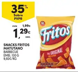 Continente Snacks fritos matutano barbecue promoção